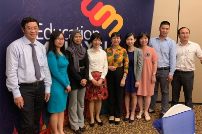 Hằng lương tham dự hội nghị của cục xúc tiến giáo dục Malaysia với các trường THPT tại Hồ Chí Minh