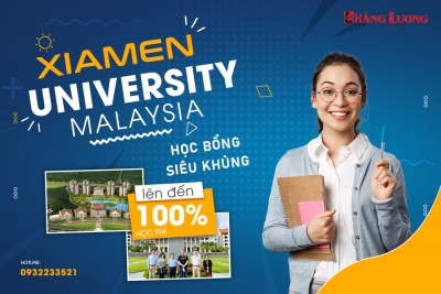 HỌC BỔNG SIÊU KHỦNG TỪ XIAMEN UNIVERSITY MALAYSIA 2023