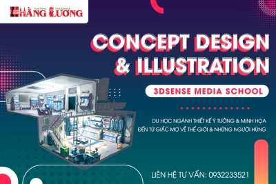 DU HỌC SINGAPORE NGÀNH CONCEPT DESIGN & ILLUSTRATION TẠI 3DSENSE MEDIA SCHOOL