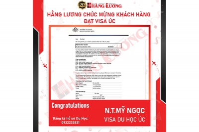 VISA DU HỌC ÚC - GO8? CÓ KHÓ KHÔNG? HỎI NGỌC NHÉ – BẠN ẤY LÀM ĐƯỢC RỒI!