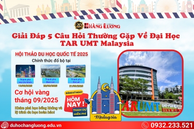 GIẢI ĐÁP 5 CÂU HỎI THƯỜNG GẶP CỦA PHỤ HUYNH VÀ HỌC SINH VỀ ĐẠI HỌC TAR UMT HÀNG ĐẦU MALAYSIA