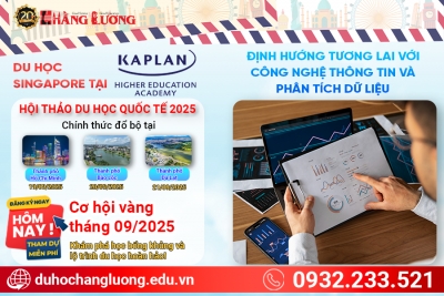 DU HỌC KAPLAN (SINGAPORE): ĐỊNH HƯỚNG TƯƠNG LAI VỚI CÔNG NGHỆ THÔNG TIN VÀ PHÂN TÍCH DỮ LIỆU