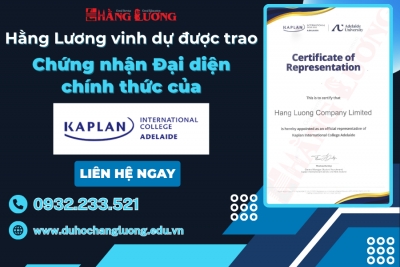HẰNG LƯƠNG VINH DỰ ĐƯỢC TRAO CHỨNG NHẬN ĐẠI DIỆN CHÍNH THỨC CỦA KIC ADELAIDE