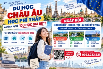 DU HỌC CHÂU ÂU HỌC PHÍ THẤP CÓ THỰC SỰ LÀ “DU HỌC GIÁ RẺ”?