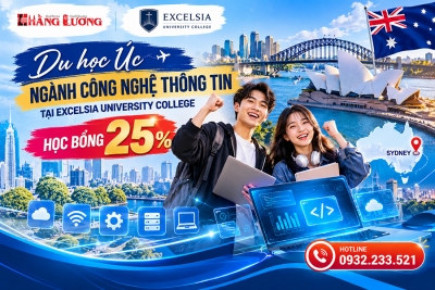 DU HỌC ÚC NGÀNH CÔNG NGHỆ THÔNG TIN VÀ CƠ HỘI NHẬN HỌC BỔNG 25% TẠI EXCELSIA UNIVERSITY COLLEGE
