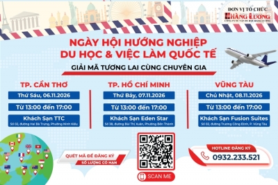 NGÀY HỘI HƯỚNG NGHIỆP - DU HỌC - VIỆC LÀM QUỐC TẾ 11.2026: GIẢI MÃ TƯƠNG LAI CÙNG CHUYÊN GIA