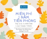 MIỄN PHÍ 1 NĂM TIỀN PHÒNG TẠI KDU UNIVERSITY COLLEGE