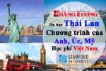DU HỌC THÁI LAN CHƯƠNG TRÌNH CỦA ANH ÚC MỸ HỌC PHÍ VIỆT NAM