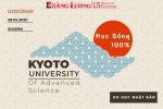 Cập nhật học bổng lên tới 100% tại Kyoto University at Advanced Science – Du học Nhật Bản không còn nổi lo tài chính
