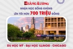 HỌC BỔNG DU HỌC MỸ TẠI ĐẠI HỌC ILLINOIS-CHICAGO (UIC), HOA KỲ LÊN TỚI HƠN 700 TRIỆU ĐỒNG