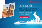 DU HỌC ÚC - CHỚP LẤY CƠ HỘI, ĐA DẠNG CÁC CHƯƠNG TRÌNH HỌC CÙNG TRƯỜNG UNIVERSITY OF WOLLONGONG