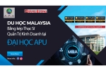 DU HỌC BẰNG KÉP - THẠC SĨ NGÀNH QUẢN TRỊ KINH DOANH TẠI APU MALAYSIA