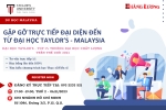 GẶP GỠ TRỰC TIẾP ĐẠI DIỆN TRƯỜNG TAYLOR UNIVERSITY TẠI VĂN PHÒNG SÀI GÒN VÀO NGÀY 06/11/2023 NÀY!