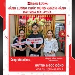 CHÚC MỪNG BẠN HUỲNH NGỌC ĐÔNG ĐẠT VISA DU HỌC MALAYSIA