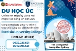 DU HỌC ÚC CHỈ TỪ 104 TRIỆU/KỲ – NHẬN NGAY HỌC BỔNG 25% TẠI EXCELSIA UNIVERSITY COLLEGE, TRUNG TÂM SYDNEY!