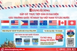 GẶP GỠ TRỰC TIẾP GẦN 20 ĐẠI DIỆN TRƯỜNG QUỐC TẾ TẠI HỘI THẢO DU HỌC 2025 – CƠ HỘI KHÔNG THỂ BỎ LỠ