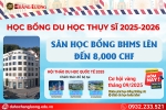 SĂN HỌC BỔNG BHMS LÊN ĐẾN CHF 8,000 CHO KỲ NHẬP HỌC 2025 – 2026: CƠ HỘI DU HỌC THỤY SĨ CHI PHÍ TIẾT KIỆM KHÔNG TƯỞNG!