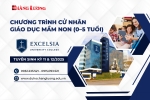 CHƯƠNG TRÌNH CỬ NHÂN GIÁO DỤC MẦM NON ED41 (0–5 TUỔI) – TUYỂN SINH THÁNG 11 & 12/2025 TẠI EXCELSIA UNIVERSITY COLLEGE, ÚC