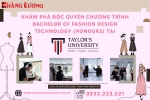 Khám Phá Độc Quyền Chương Trình Bachelor of Fashion Design Technology (Honours) tại Taylor's University