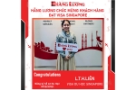 CHÚC MỪNG HỌC VIÊN L.T.H.LIÊN CHINH PHỤC THÀNH CÔNG KHÓA DU HỌC NGẮN HẠN TẠI SINGAPORE!