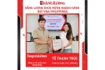 CHÚC MỪNG CHỊ TÔ THANH TRÚC CHÍNH THỨC SỞ HỮU VISA DU HỌC PHILIPPINES!